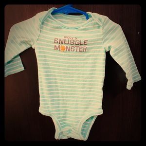 “Daddy’s Snuggle Monster” Long Sleeve Bodysuite